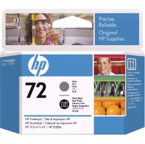 HP (72) C9380A tisková hlava šedá a photo černá originál