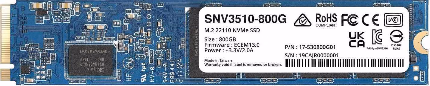 BAZAR - Synology M.2 22110 SSD SNV3510-800G (NAS) (800GB, NVMe) - rozbaleno
