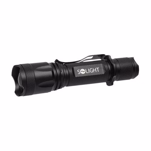Solight nabíjacie LED svietidlo, 600lm, XM-L2 T6, fokus, 2200mAh Li-Ion, USB nabíjanie