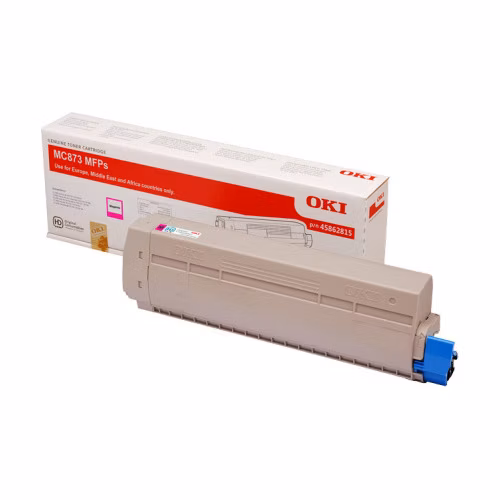 OKI originál tonerová kazeta 45862815/ MC873/ 10.000 stran/ purpurová