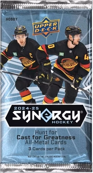 2024-25 Upper Deck Synergy balíček kariet