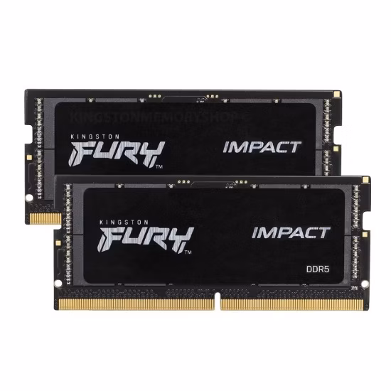 DDR 5   32 GB 6400MHz . SODIMM CL38 ..... Kingston FURY Impact XMP (2x16GB)