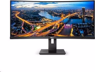 Philips MT VA LED 345B1C/00 - VA panel, 3440x1440, 2xHDMI, DP, USB, repro, nast vyska, zakriven, posk obal