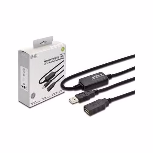 Digitus USB 2.0 aktivní prodlužovací kabel 10m