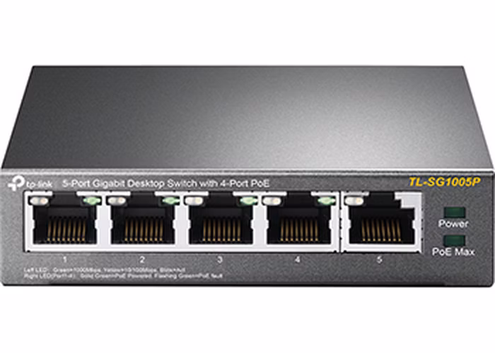 TP-Link TL-SG1005P 5xGb (4xPOE) 65W Desktop Steel Switch