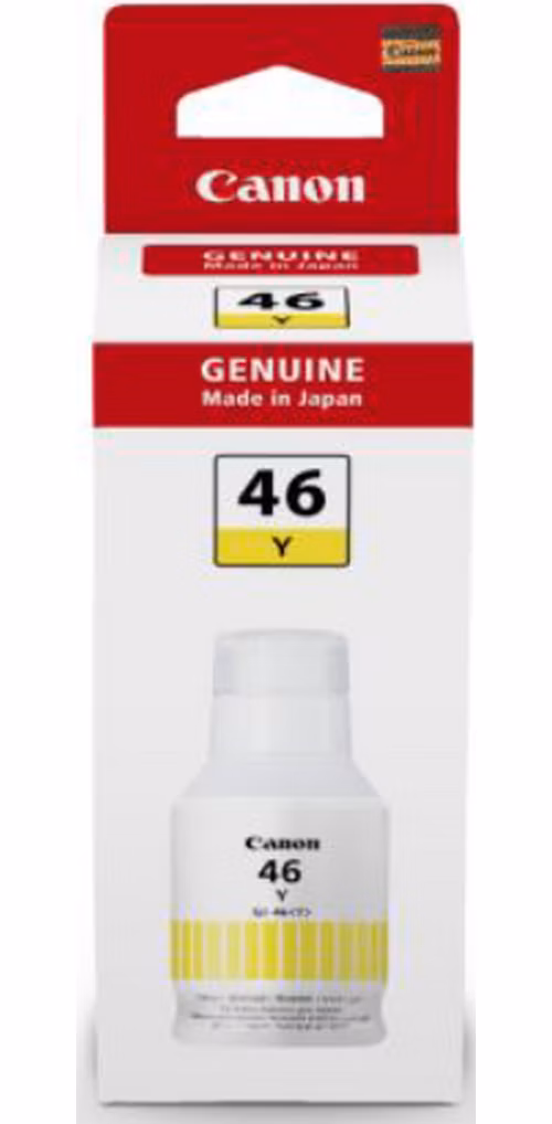 Canon Cartridge GI-46 Y žlutá pro Maxify GX6040, GX6050, GX7040 a GX7050 pro (14 000 str.)