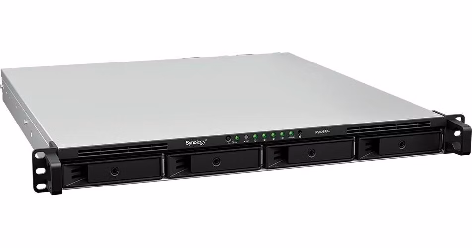 BAZAR - Synology RS826+ RackStation (4C/RyzenV1500B/2,2GHz/4GBRAM/4xSATA/2xUSB3.2/4xGbE/1xPCIe/1xUSB-C) - rozbaleno