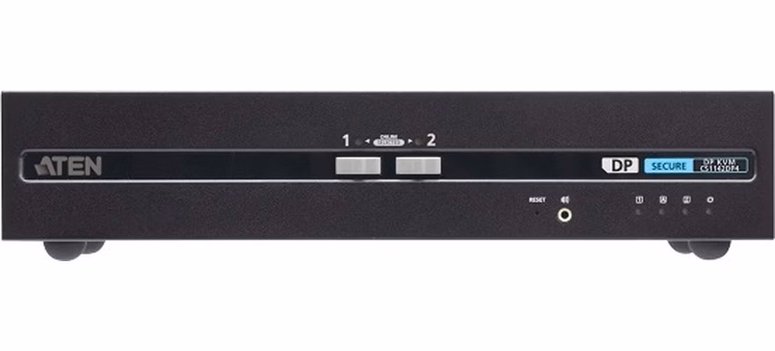 Aten CS1142DP4-AT-G 2-Port USB DisplayPort Dual Display Secure KVM Switch (PSD PP v4.0 Compliant)