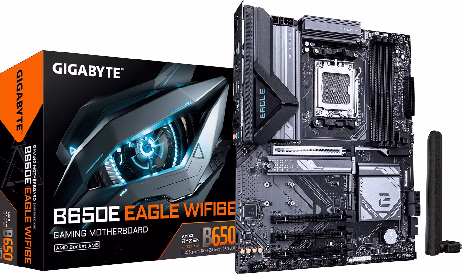 GIGABYTE MB Sc AM5 B650E EAGLE WF6E, AMD B650, 1xHDMI, 1xDP, 4xDDR5, ATX