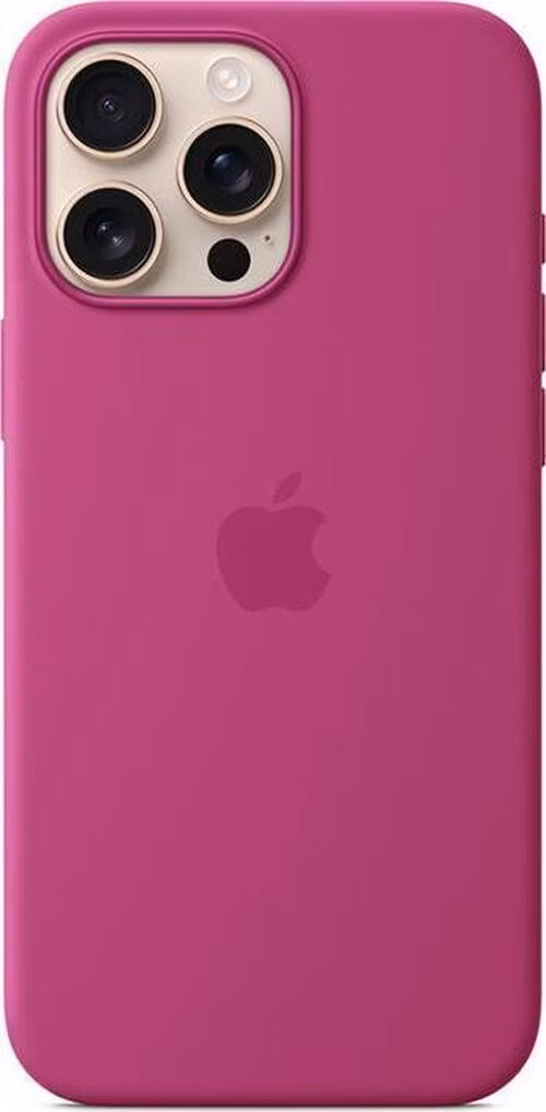 iPhone 16 Pro Max Silicone Case with MagSafe - Fuchsia