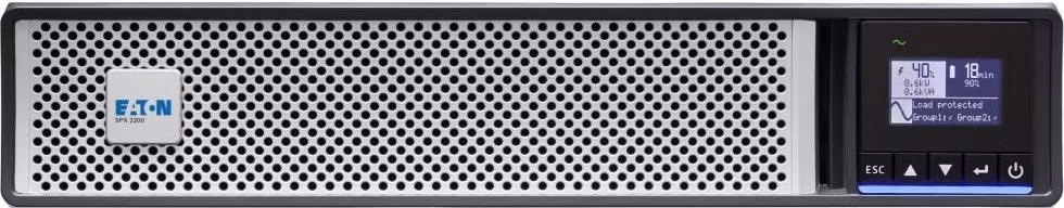 Eaton -poškozený obal nový-5PX 2200i RT2U Netpack G2, Gen2 UPS 2200VA/2200W,8zásuvek IEC,rack/tower,LAN (EBM: 5PXEBM72RT