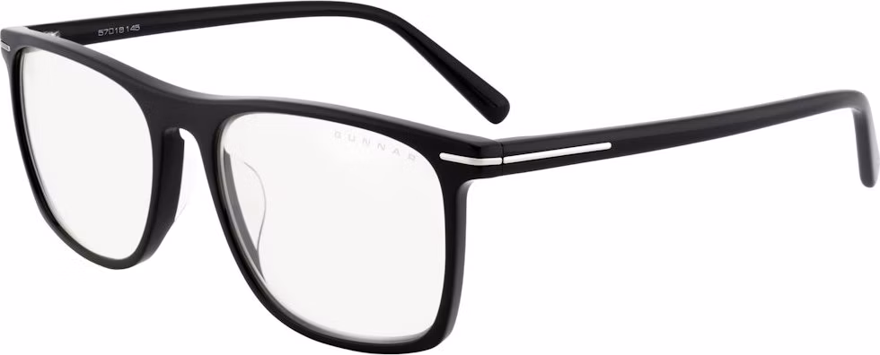 GUNNAR kancelářske/herní brýle  HAYWARD ONYX čirá skla BLF 35 GUNNAR focus