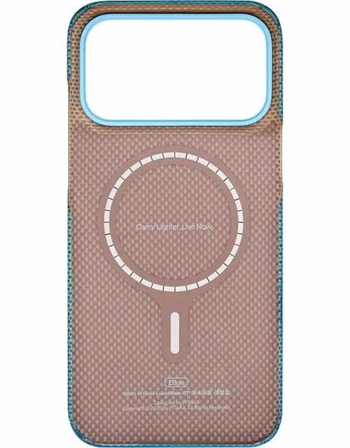 Pitaka kryt Edge Case pre iPhone 18 Pro - Lucid Blue