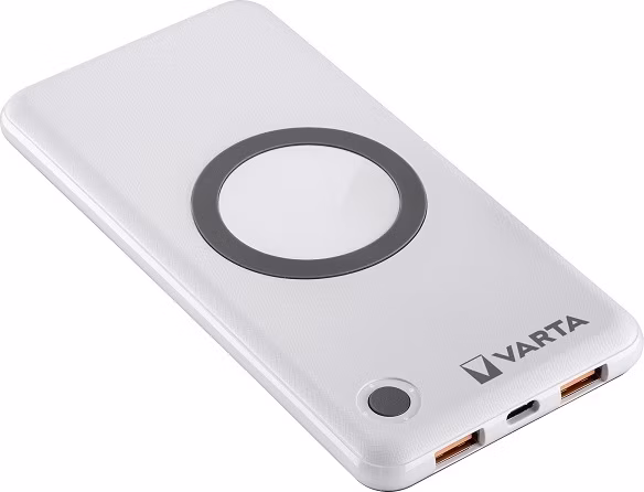 AVACOM Powerbanka VARTA 57913 10000mAh USB-C PD vstup a výstup, bezdrátové nabíjení Qi