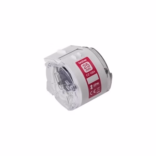 BROTHER Originálny farebný kotúč Brother CZ-1004 pre kontinuálnu tlač, šírka 25 mm. dĺžka 5 m - pre VC500W