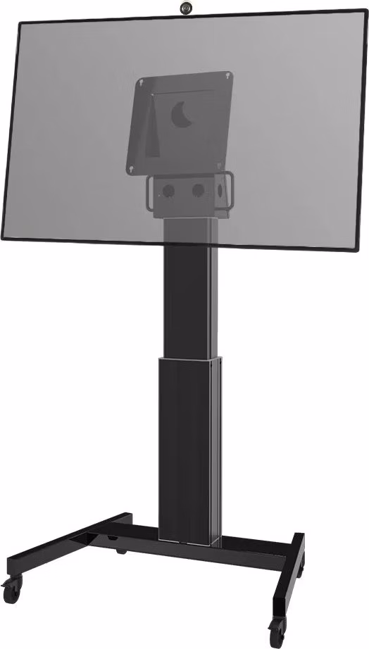 Neomounts Select NM-HUB2LIFTBLACK/Držák displeje/vozík/max 50"/VESA 350x350/nosn. 150kg/mot. nast.výšky/náklon/rotace/če