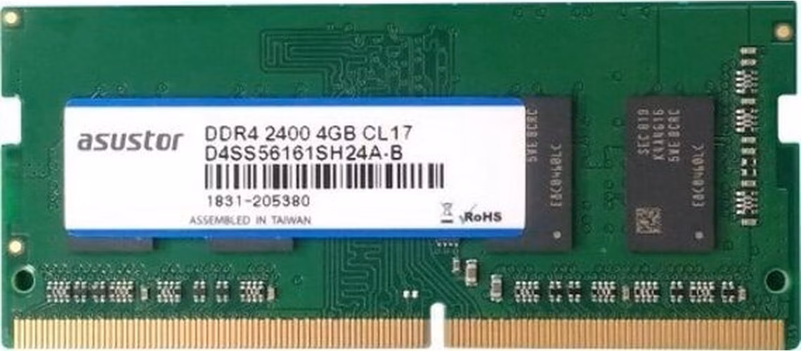 Asustor RAM modul AS-4GD4 / 4GB DDR4 260Pin SODIMM
