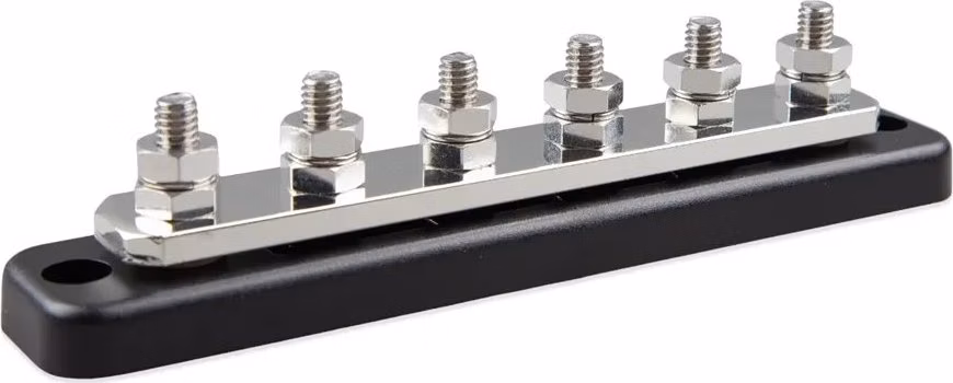 Victron DC přípojnice 250A - 6 terminálů vč. krytu