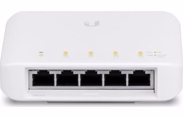 Ubiquiti UniFi Switch Flex Indoor/Outdoor 5x1000Mbps PoE (Weatherproof IP55) 46W POE