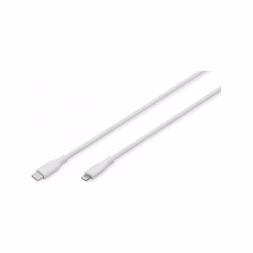 Digitus USB-C Silicone charging cable, USB-A - USB-C 2m, USB 2.0, 60W, black