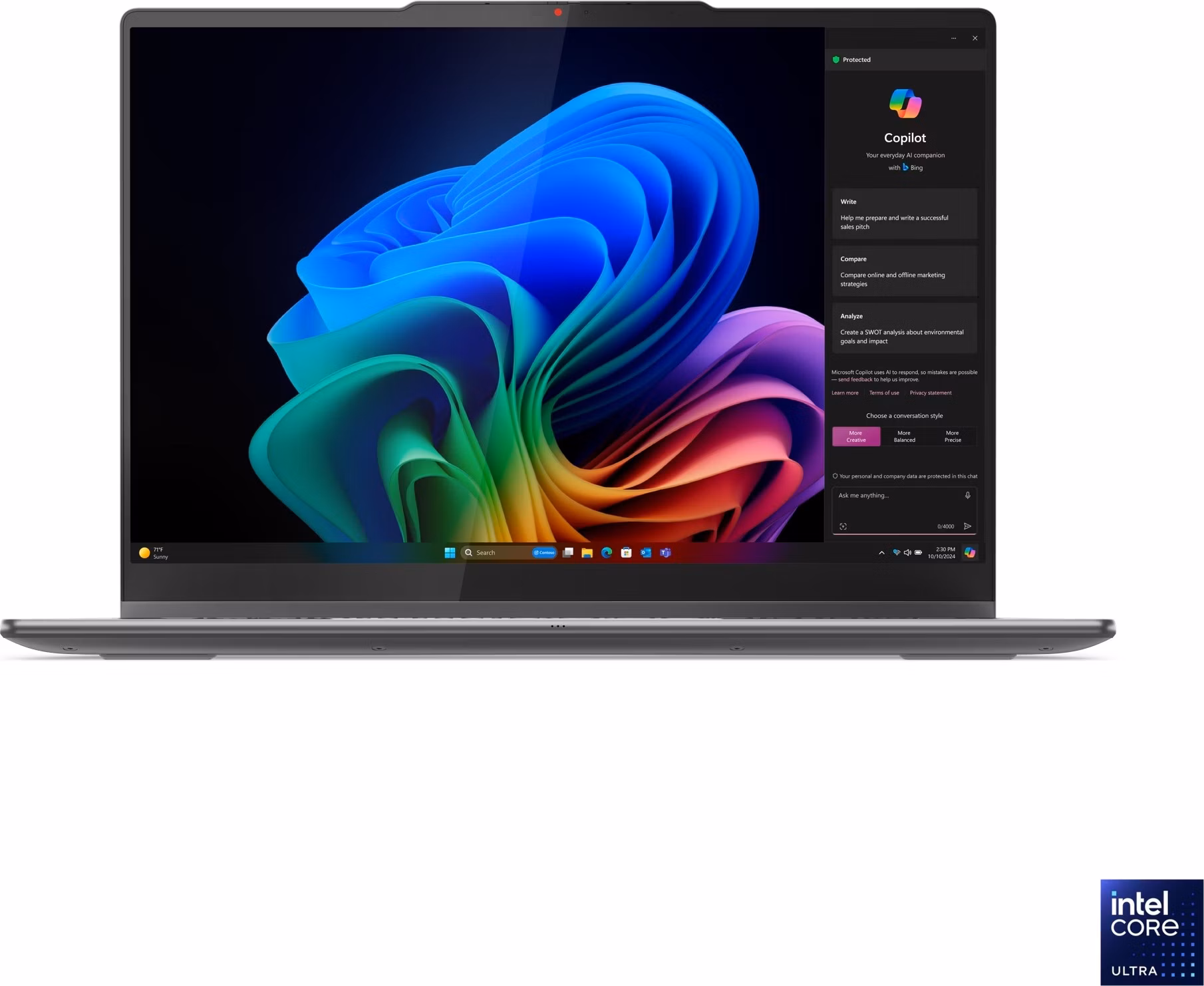 Lenovo IP Yoga 7 2in1 14ILL10, Ultra 7-256V, 14.0˝ 2880 x 1800/Touch, UMA, 16GB, SSD 1TB, W11H, šedý, 3y PS, AI