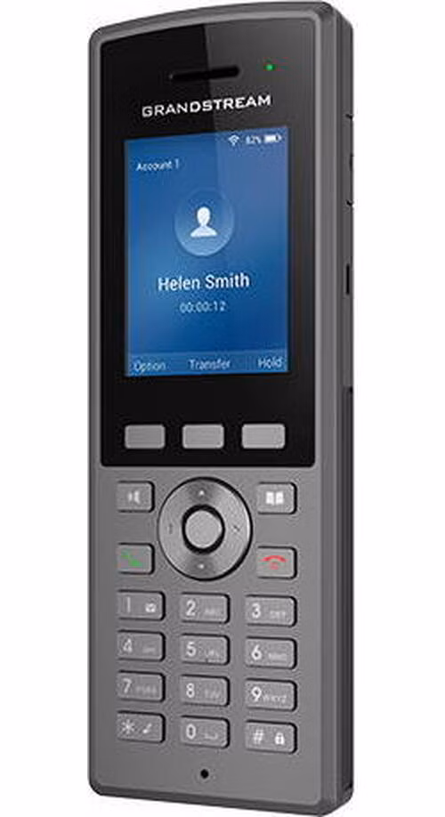 Grandstream WP825 SIP WiFi telefon, odolná IP67, 2,4 bar. displ., 2SIP úč., BT, Micro USB, Handover