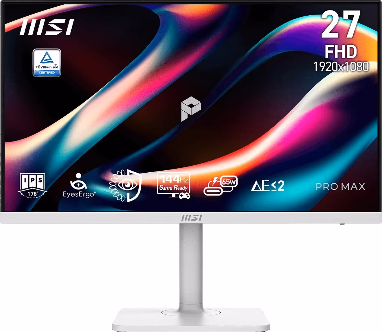 MSI PRE MAX/271PHW E14/27"/IPS/FHD/144Hz/1ms/Biela/3R