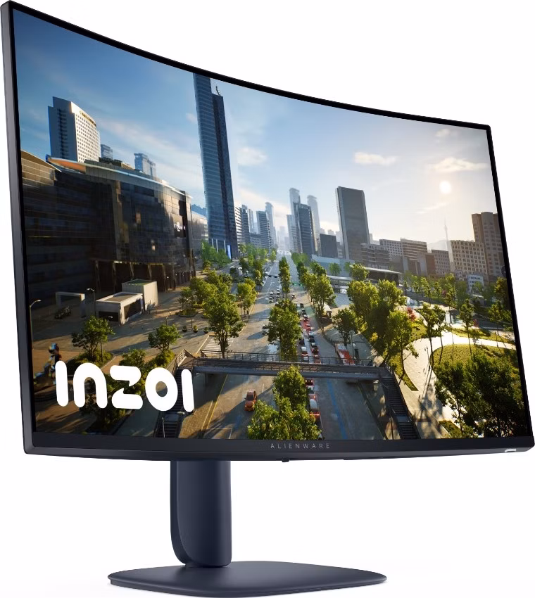Dell Alienware AW3225DM zakřivený 32" VA 16:9/2560x1440/1ms/400 cd/m2/3000:1/180Hz/2xHDMI/DP/3xUSB/VESA/černý