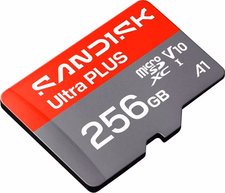 Sandisk Ultra PLUS micro SDXC karta 256GB UHS-I, V10, U1, C10, (200MB/s)