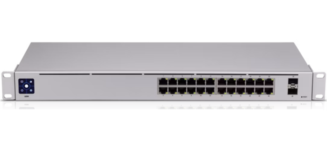 UBNT UniFi Switch USW-24 Gen2 [24xGigabit, 2xSFP, 52Gbps, bez ventilátora]