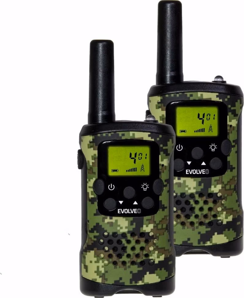 EVOLVEO FreeTalk XM2-2, sada 2 vysílaček bez dobíjecí základny, dosah až 8km