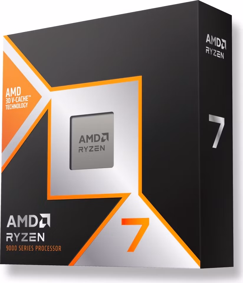 CPU AMD RYZEN 7 9800X3D, 8-core, až 5.2GHz, 104MB cache, 120W, AMD Radeon Graphics, socket AM5, BOX, bez chladiče