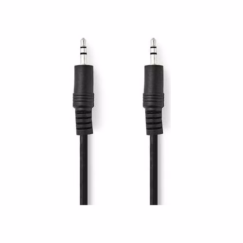 Nedis CAGB22000BK50 - Stereofonní Audio Kabel | 3,5mm Zástrčka - 3,5mm Zástrčka | 5 m | Černá barva