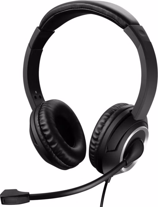Sandberg PC slúchadlá USB Chat Headset s mikrofónom, čierna