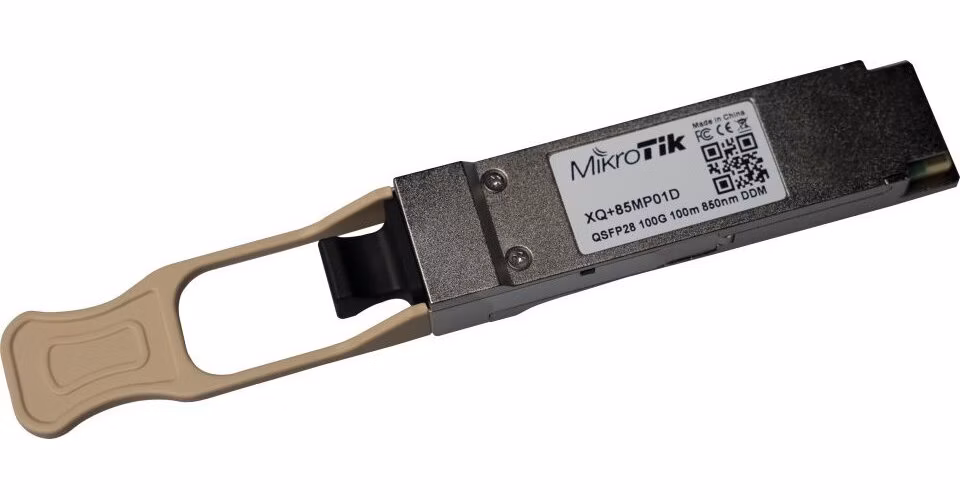 MikroTik XQ+85MP01D QSFP28 optický modul, MM, 100m, 100Gbps