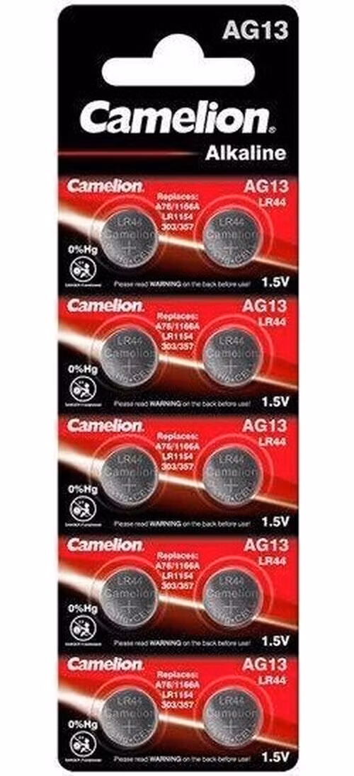 Camelion AG 13-357 alk. (LR44, A76)10pack