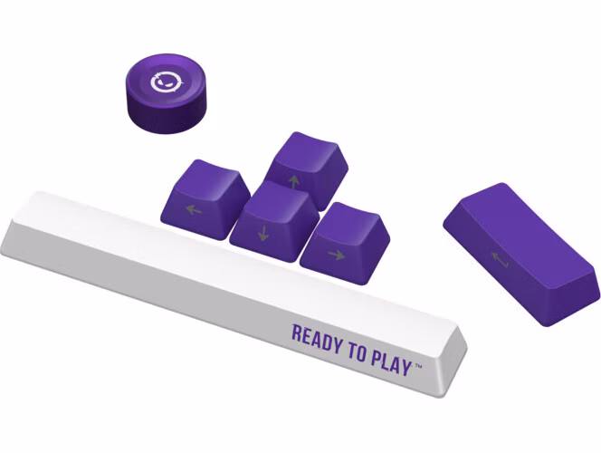 Lorgar KBA4175WH, mechanická herná klávesnica, 82 klávesov, Toxic Purple Switch, Hot-Swap, RGB, USB-C