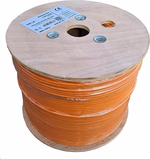 PLANET Elite kabel UTP, drát, Cat5e, 4p, LS0H, oranžový, balení 500m, B2ca-s1,d1,a1