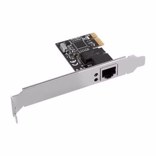 LANBERG PCI-EXPRESS->RJ45 ETHERNETOVÝ ADAPTÉR SÍŤOVÁ KARTA PCI-E X1 1X RJ45 1GB RTL8111C NÍZKÝ PROFIL