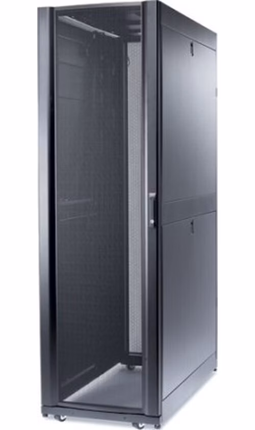 APC NetShelter SX 48UX600X1200 černý, s boky a dveřmi
