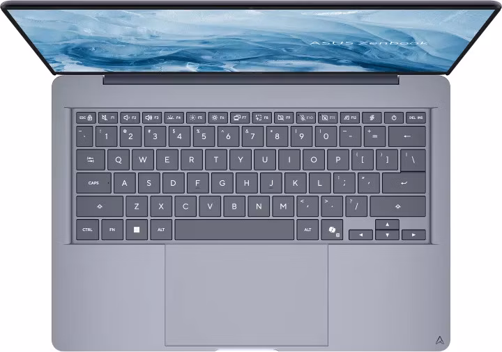 ASUS Zenbook 14 UX3480AA-OLED054W, Intel Ultra 7 355, 14.0˝ 1920x1200 WUXGA, UMA, 24GB, SSD 512GB, W11H, TOPS 50, bez AC