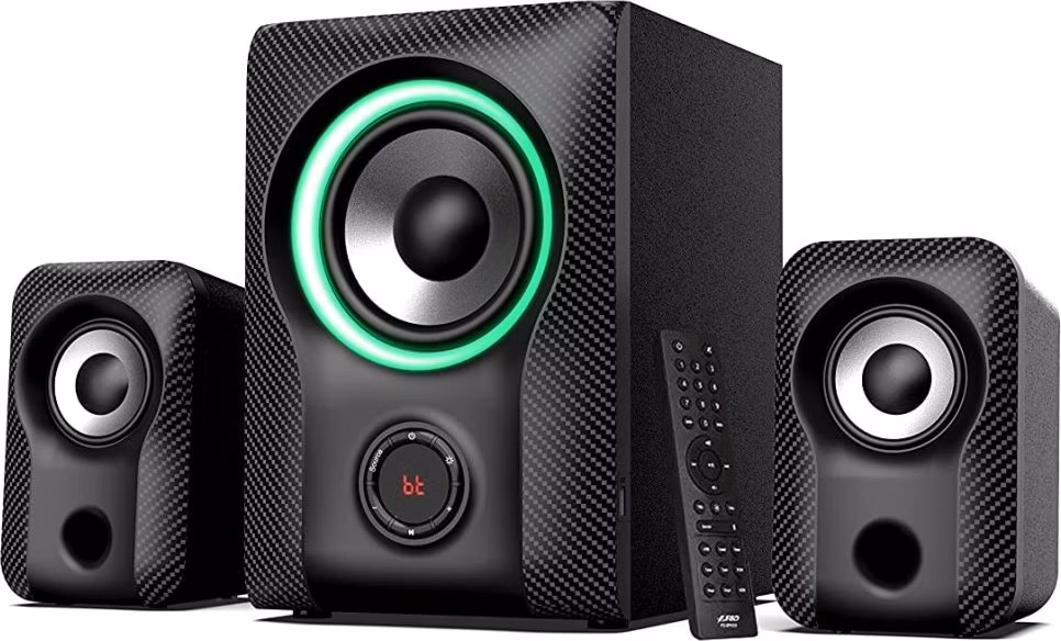 FENDA F&amp;D repro F590X/ 2.1/ 60W/ černé/ RGB/ BT5.3/ USB přehrávání/ dálkové ovládání