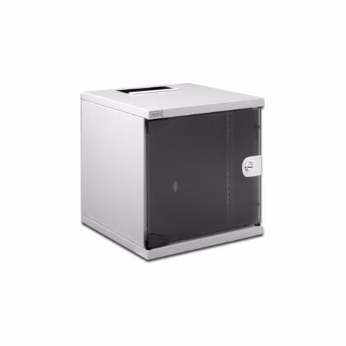 Digitus 254 mm (10 ") 6U nástěnná skříňka 330x312x300 mm, barva šedá (RAL 7035)