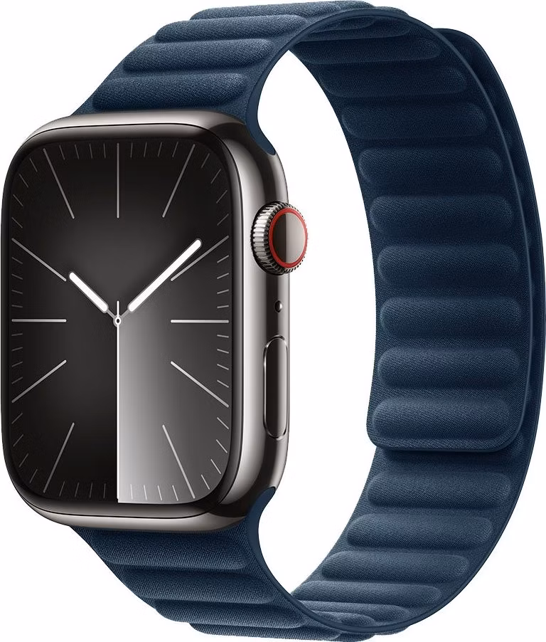 Devia remienok Deluxe Magnetic Fiber Watch Band 44/45/46mm - Sea Blue