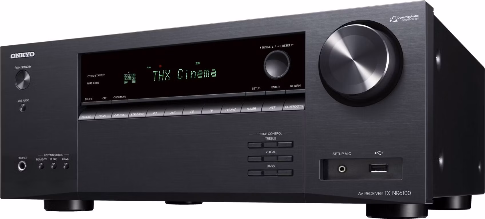 Onkyo TX-NR6100 7.2k AV receiver, čierny