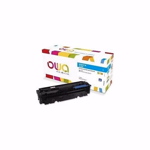 OWA Armor toner pro HP Laserjet M 450, 454, 455, 470, 479, 2100 stran, W2031A, cyan/modrá