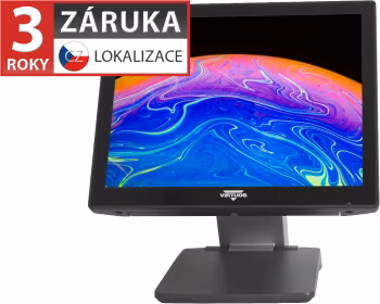 AerXPOS PP-9735, 15" 4:3 LCD LED, sivá, Win 11 IoT