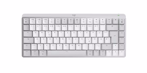 Logitech® MX Mechanical Mini for Mac Minimalist Wireless Illuminated Keyboard  - PALE GREY - US INT'L - EMEA