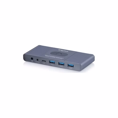 DIGITUS DS-12855 KVM Switch, 2portový, HDMI, USB 4K60Hz, Core Line