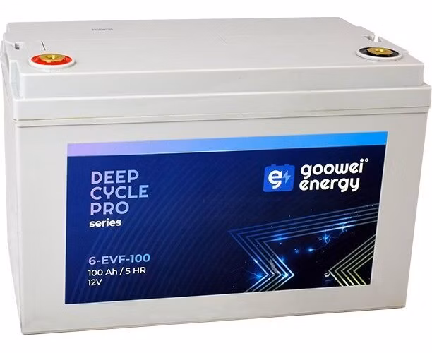 GOOWEI ENERGY Pb trakční záložní akumulátor VRLA GEL 12V/100Ah (6-EVF-100)